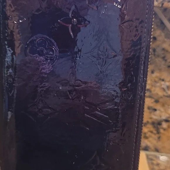 Louis Vuitton Dark Purple Vernis Zippy Wallet - Picture 7 of 17